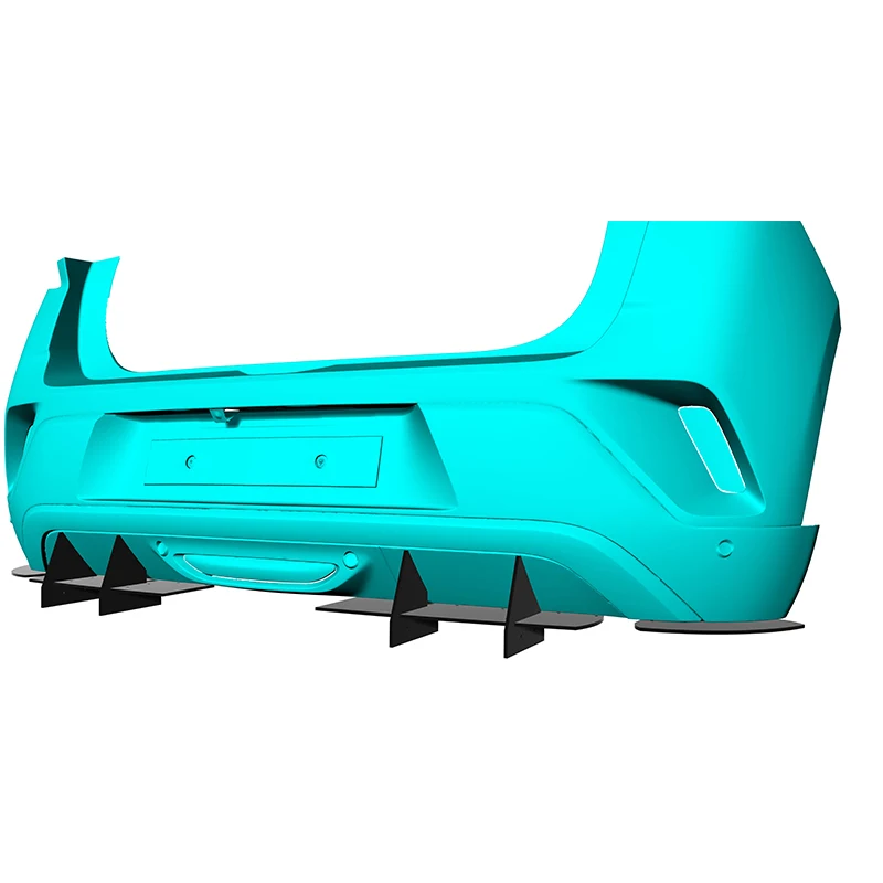 

Use For Opel Mokka e 2021--2025 Year Rear Diffuser Bumper Lips Spoiler Splitter Body Kit Accessories