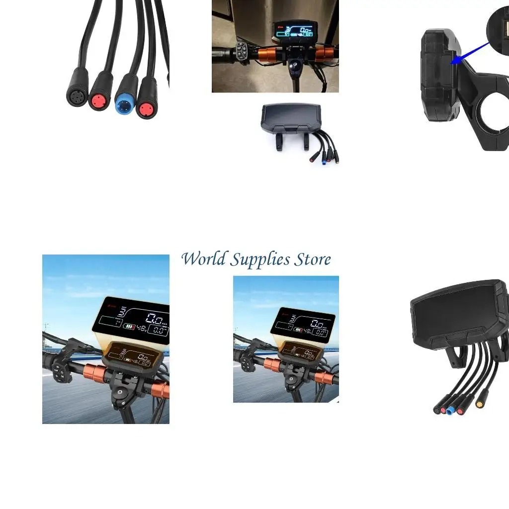 

G6KC Temperature Resistant Scooter Display Speedometer Control Panel Unit Real Time Data Monitoring For M4pro S+ Commuting