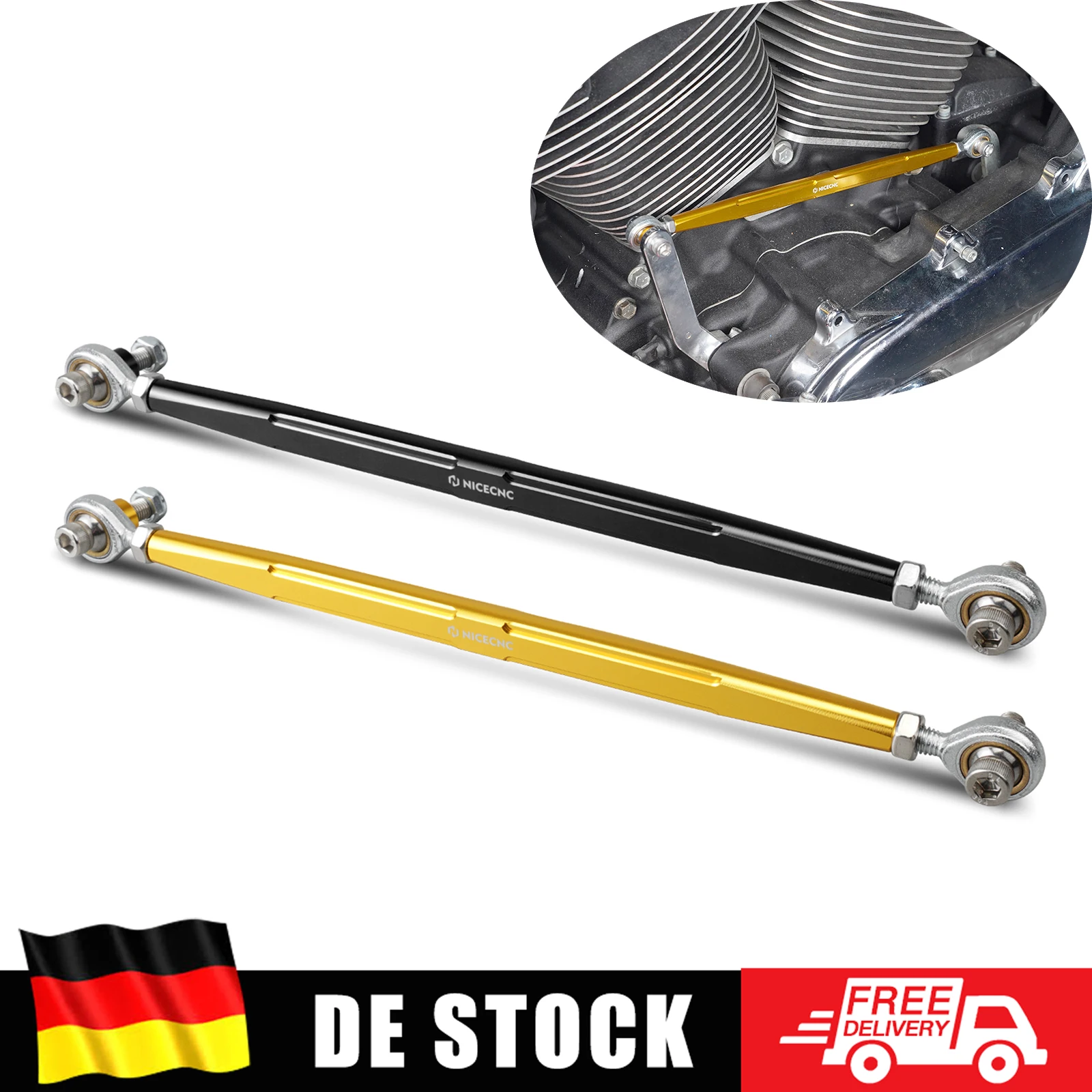 

Gear Shift Linkage Rod for Harley Breakout FXBR FXBRS Fat Bob FXFB FXFBS Fat Boy FLFB FLFBS Road King Street Glide Ultra Limited