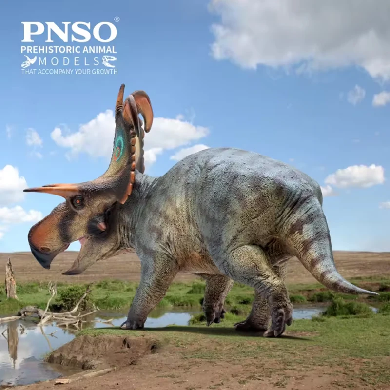 

Модель-компаньон короля динозавров PNSO 86, Локи, кератомический фредерик, доисторическая научная игрушка динозавра, изысканная коллекция