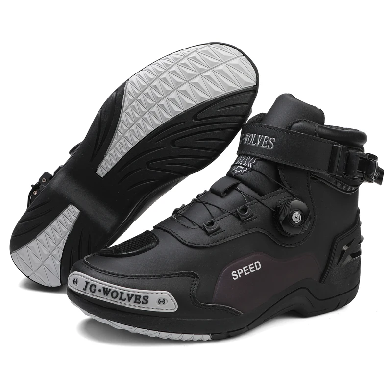 Motocross Boots Knight Shoes Bicycle Men Women Motorcycle Boots Outdoor Riding Anti-slip Winters Sneakers Mountain Racing Road