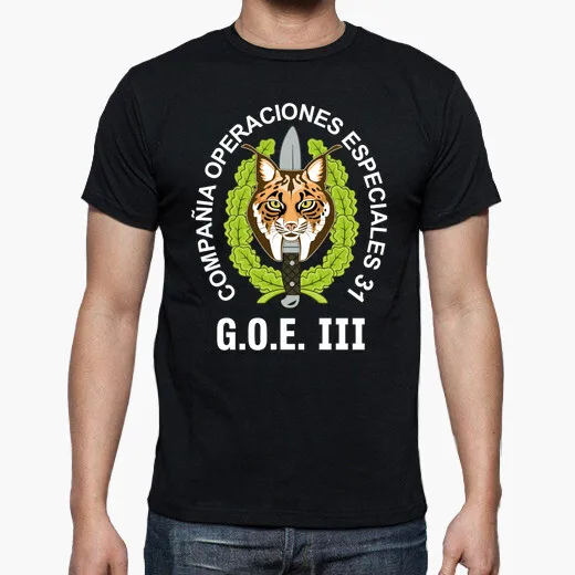 Spanish Legion GOE III COE 31 Mod 1 Special Operations Emblem T-Shirt. Summer Cotton O-neck Men's Short Sleeve T-Shirt New S-3XL