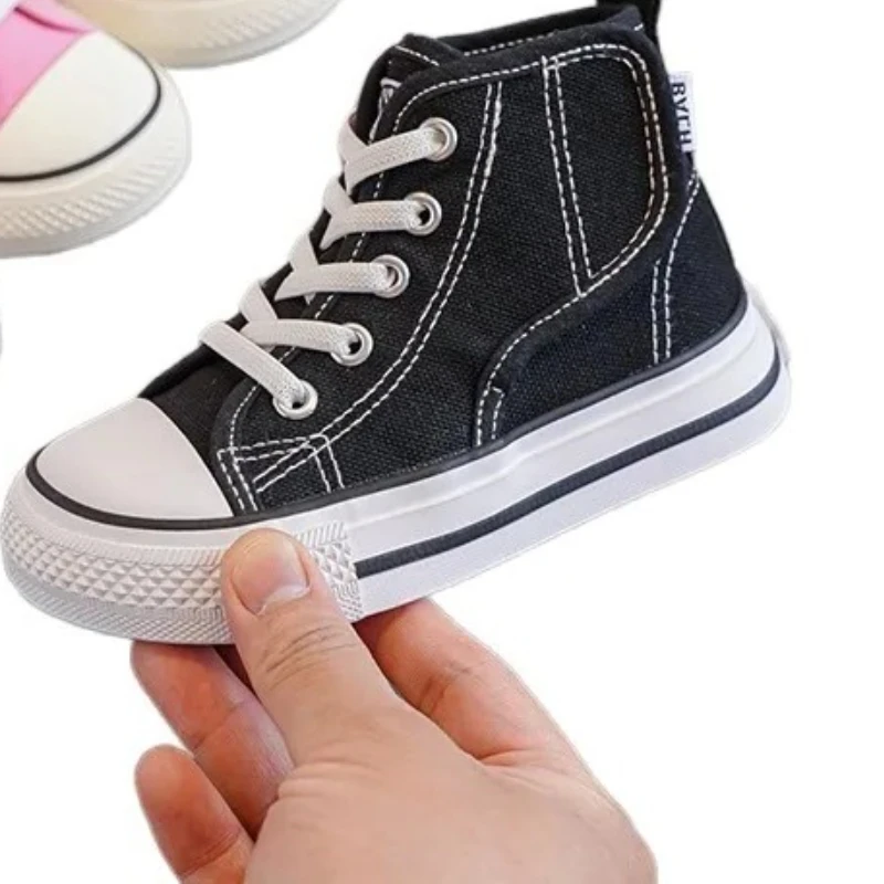 

Тканевая обувь для начальной школы, нескользящая амортизирующая обувь на липучке для мальчиков и девочек, детская парусиновая обувь, эластичная обувь, детская обувь