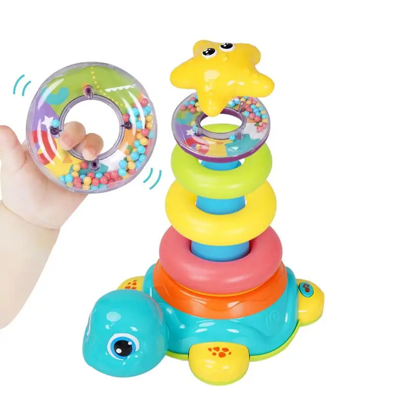 Kids Stacking Toys Toddler Color Sorting Toys Stacking Blocks Montessori Shape Sorter Toy Toddler Color Sorting Toys