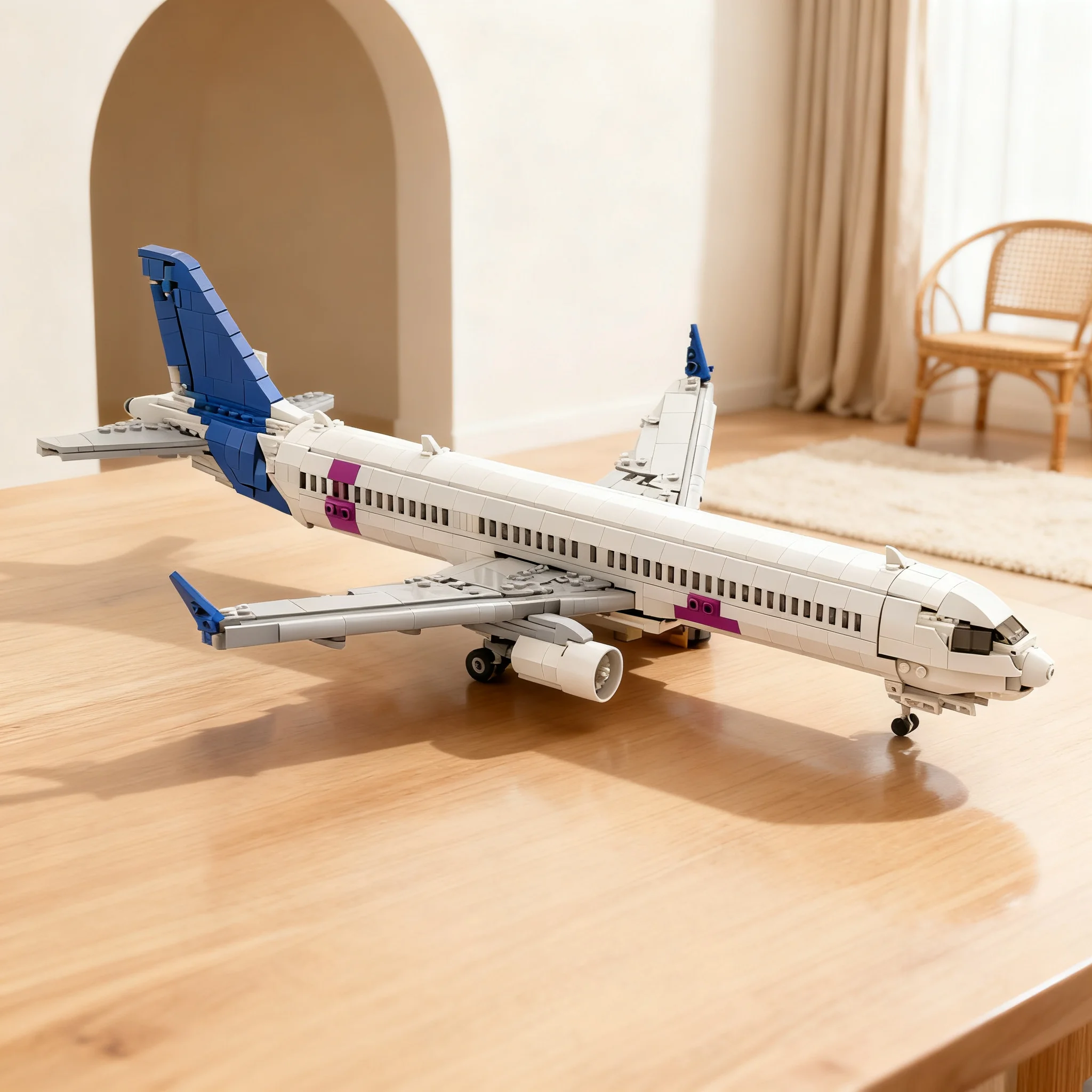 1254 pezzi MOC Airbuss A321 XL - Art Craft Building recensione e prezzo