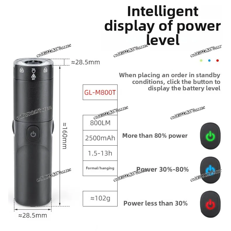 Bicycle Headlights Rotatable Lens Lights Strong Light Torch Highway Mountain Can Be Hoisted Bicycle Lights