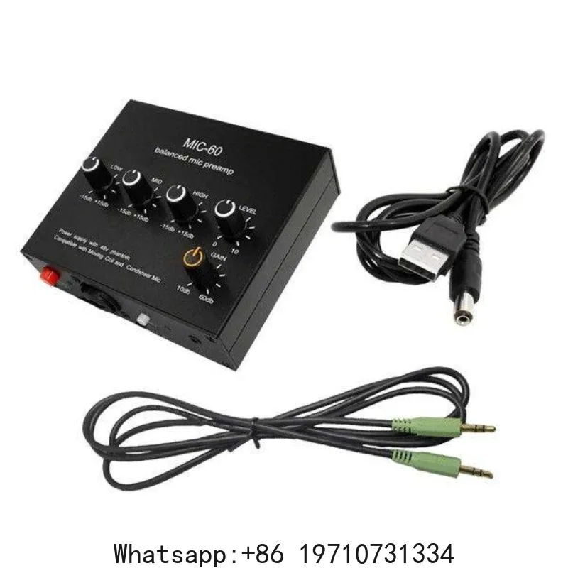Balanced Dynamic Microphone Amplifier Music Audio Amplifier