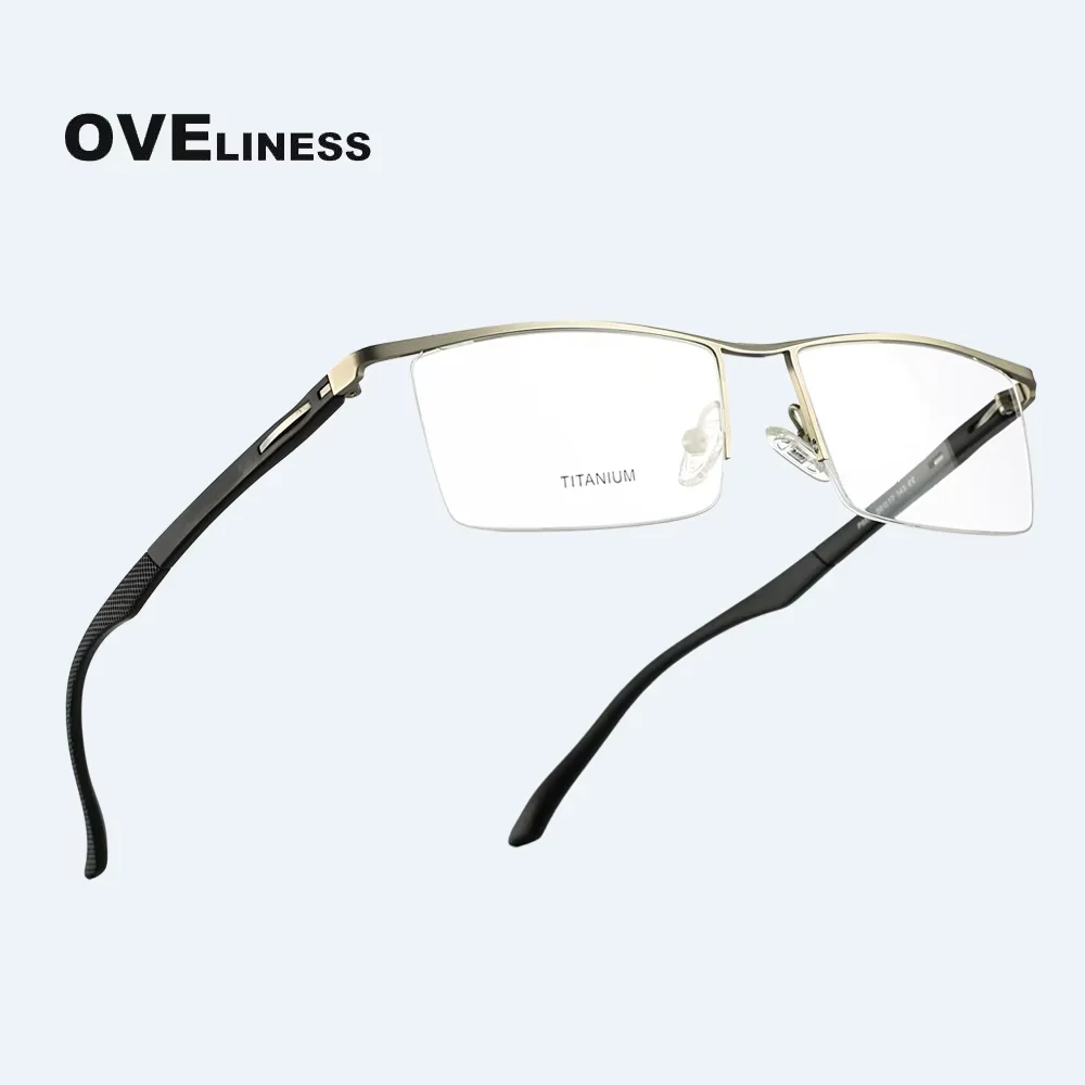 

Titanium Alloy Square Glasses Frames Men 2025 Fashion Eyeglasses frame male full Eyewear frames spectacles eyewear