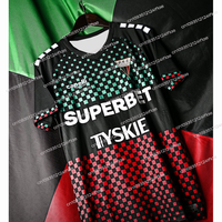 25/26 GKS Tychy Football Jersey T-shirt 2025 New Poland Football Jersey Men's Football Sports T-shirt Kids Football Special Kit
