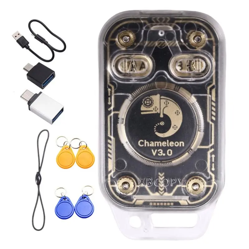 

【CYBER MONDAY】Chameleon V3.0 125K 13.56M RFID Smart Chip Reader ID IC Tag Copier Copyer Reader Writer Smart Card Emulator+ 4