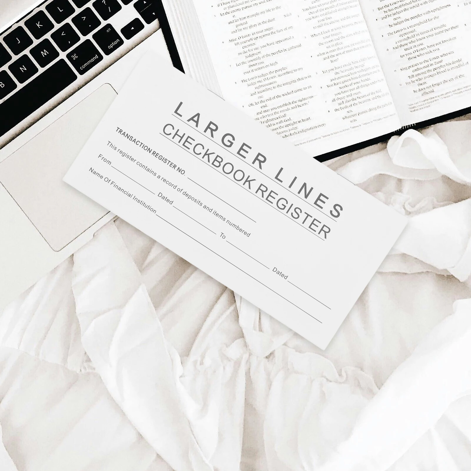 

12pcs Account Book Check Registers Ledger Books Personal Checkbook Banknote Transaction Tables Financial Recordkeeping