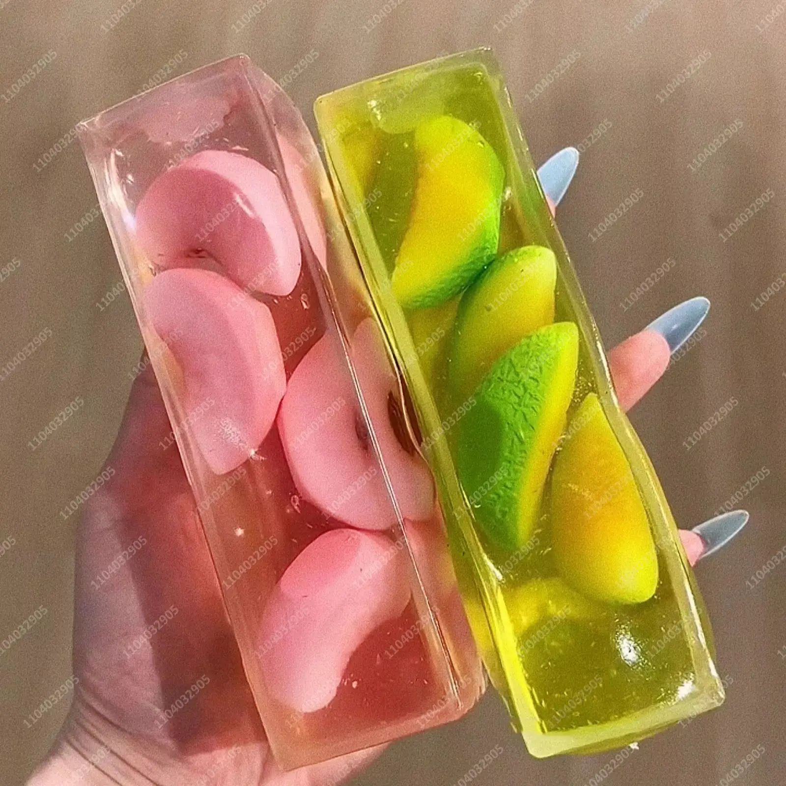Fruchtgelee-Stick Stressball Geleestreifen Quetschspielzeug ASMR Sensorisches ADHS Autismus Anti-Stress-Entlastung Fidget-Spielzeug für Erwachsene Geschenke