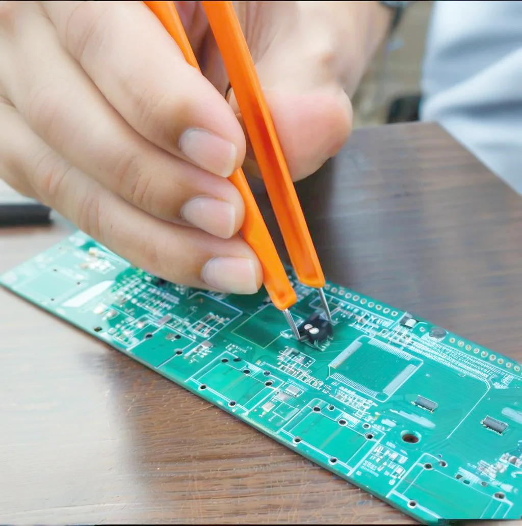 IC Extractor U Type Tweezers Chip Electronic Component Parts Extraction Removal Puller Mobile Phone Repair Tool