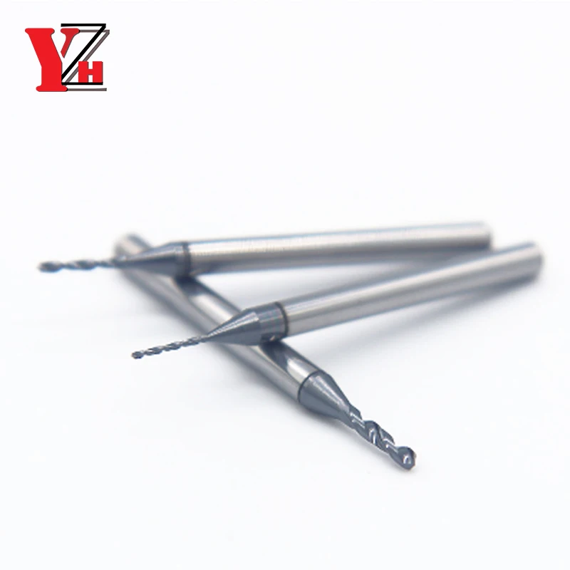 Imagem -04 - Yzh-broca Micro Carbide Mini Twist Drill Buraco Maching Torno Cnc Metal Monolítico Sólido Precisão 015 mm a 295 mm