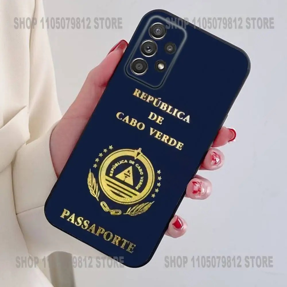 حافظة هاتف كيب فيردي لهاتف سامسونج S24,21,22,23,30,Ultra,20,Plus,Note,10,9,حافظة سيليكون ناعمة سوداء #6