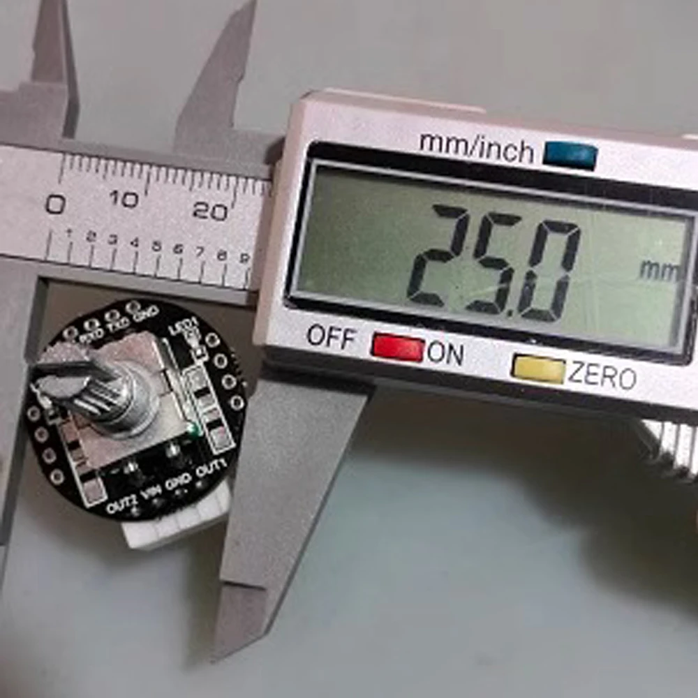 DC 5-24V Dual PWM Duty Cycle Independent Output Digital Potentiometer Digital Encoder with Memory Function Increases Clockwise