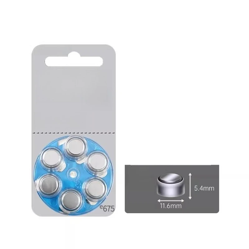 10pcs For engine hearing aid special battery accessories e13e312e10e675 zinc air button digital 1.45v
