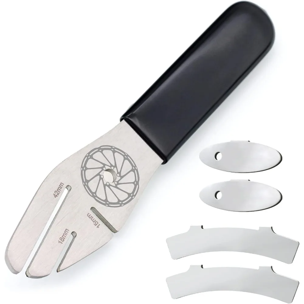 AliExpress NONE Bicycle Disc Brake Tool Kit with 4 Adjustment Piece for Rotor Pad Repair Calibration and Rubbing Adjustment Multifunctional Tool