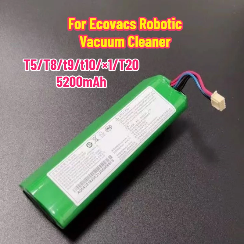 

Rechargeable Battery Pack 14.4V 12800mah Lithium Battery for Ecovacs Roborock Vacuum Robot T5 T8 T9 T10 X1 T20