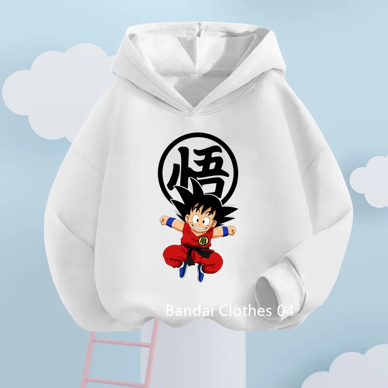 

New 2025 Boys Japan Anime Dragon Ball Z Goku Cartoon Anime Hoodies Kids Clothes Teenage Tops Children Goku Hip Hop Sweatshirts