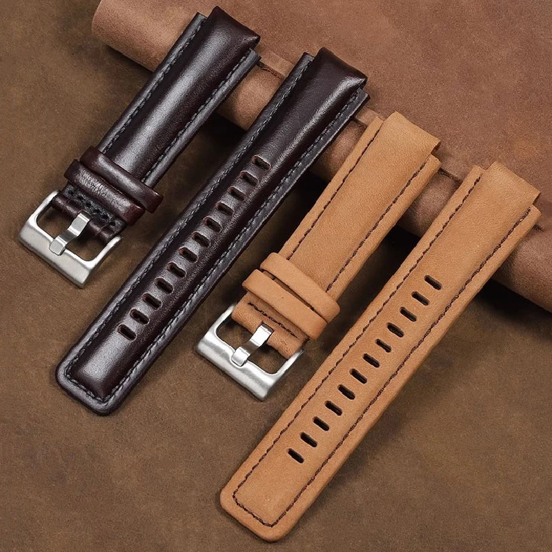 For Casio Modified Retro Vintage Cowhide Watch Strap DW5600 DW-5600 GW-B5600 GW-M5610 GA2100 Leather Bracelet Watchband 16mm