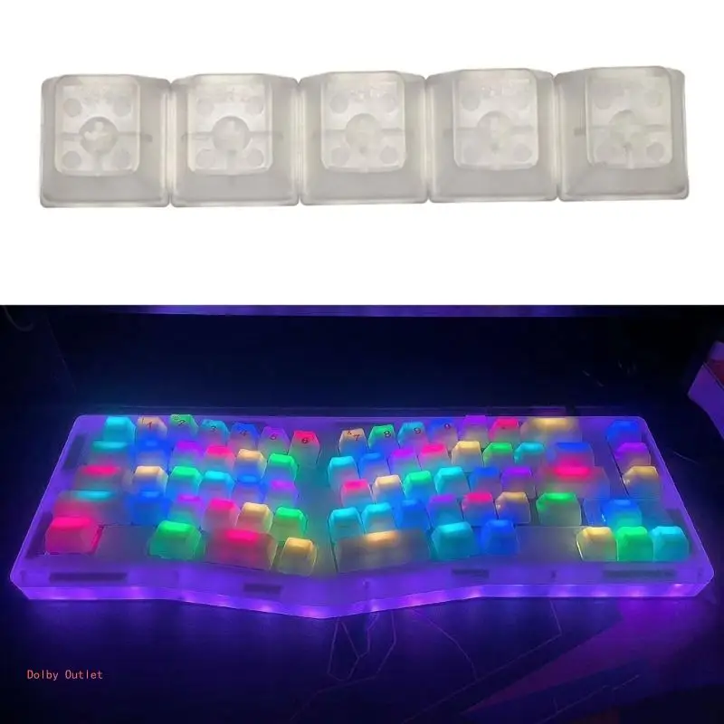 Transparent Matte Backlit Keycap CherryProfile For Mechanical Keyboard