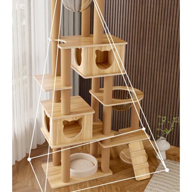 

Small cat shelves, cat toys, space compartment jumping platforms