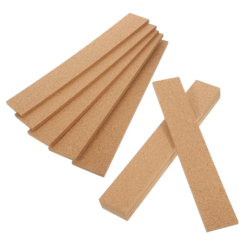 

10pcs Soft Cork Bulletin Strips Frameless Adhesive Wall Boards Office Home School Display Thumbtacks DIY corkboards for wall