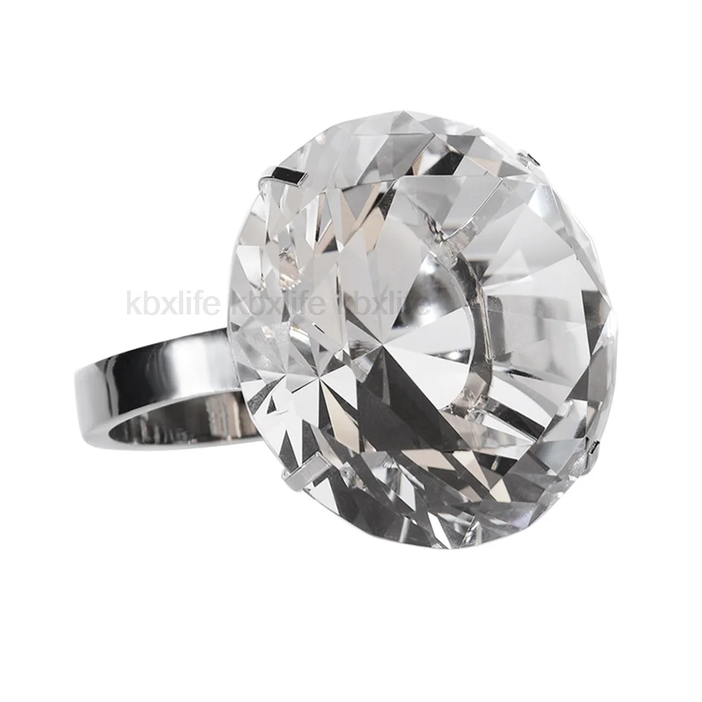 G30 40mm Diamond Proposal Diamond Ring Gift Ornament Ornament Crystal Products Prism Color Square Color Crystal