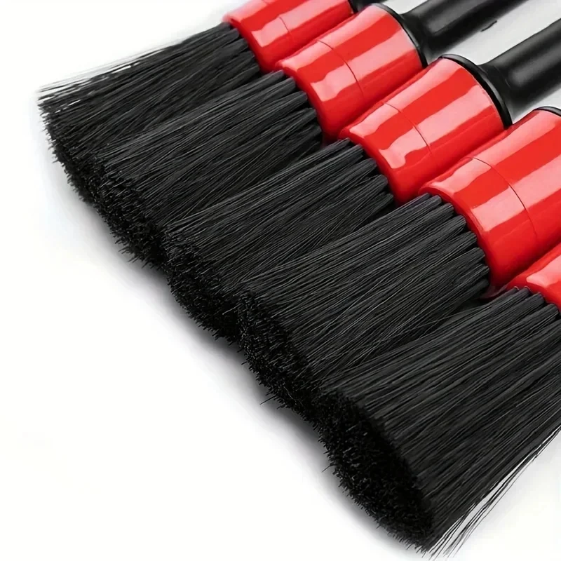 SEAMETAL 6Pcs Car Wash Care Detailing Brush Set Auto Dashboards Vents Cleaner Car Cleaning Brushes Tool Kits for Car Accessories