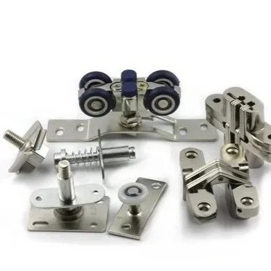 50Kg 80 Kg Plegable Deslizante Pesado Bi-fold Puerta de Madera Plegable Rueda de Rodillo Guía Pivote Bisagra Invisible