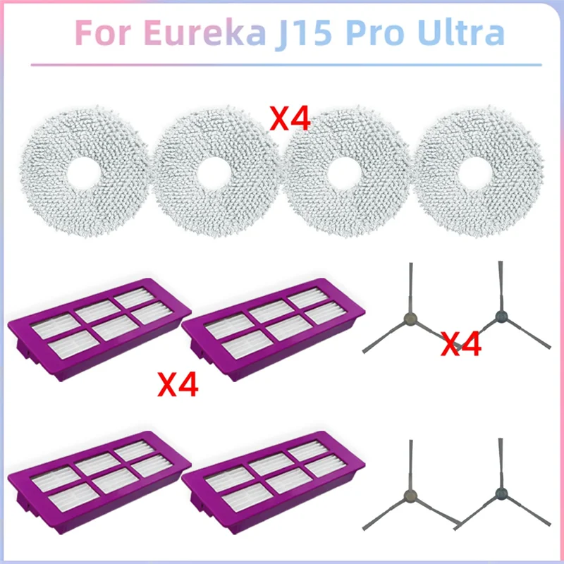 

BOFO для Eureka J15 Pro Ultra, вакуумные детали, боковая щетка, фильтр Hepa, сменные аксессуары для швабры