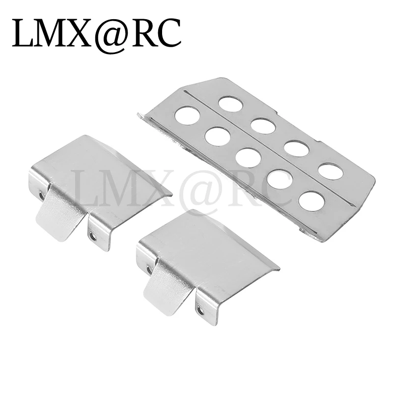 LMX RC Przedni i tylny ochraniacz podwozia ze stali nierdzewnej do RGT EX86020 86020 LC71 1/10 RC Car Upgrade Parts Akcesoria