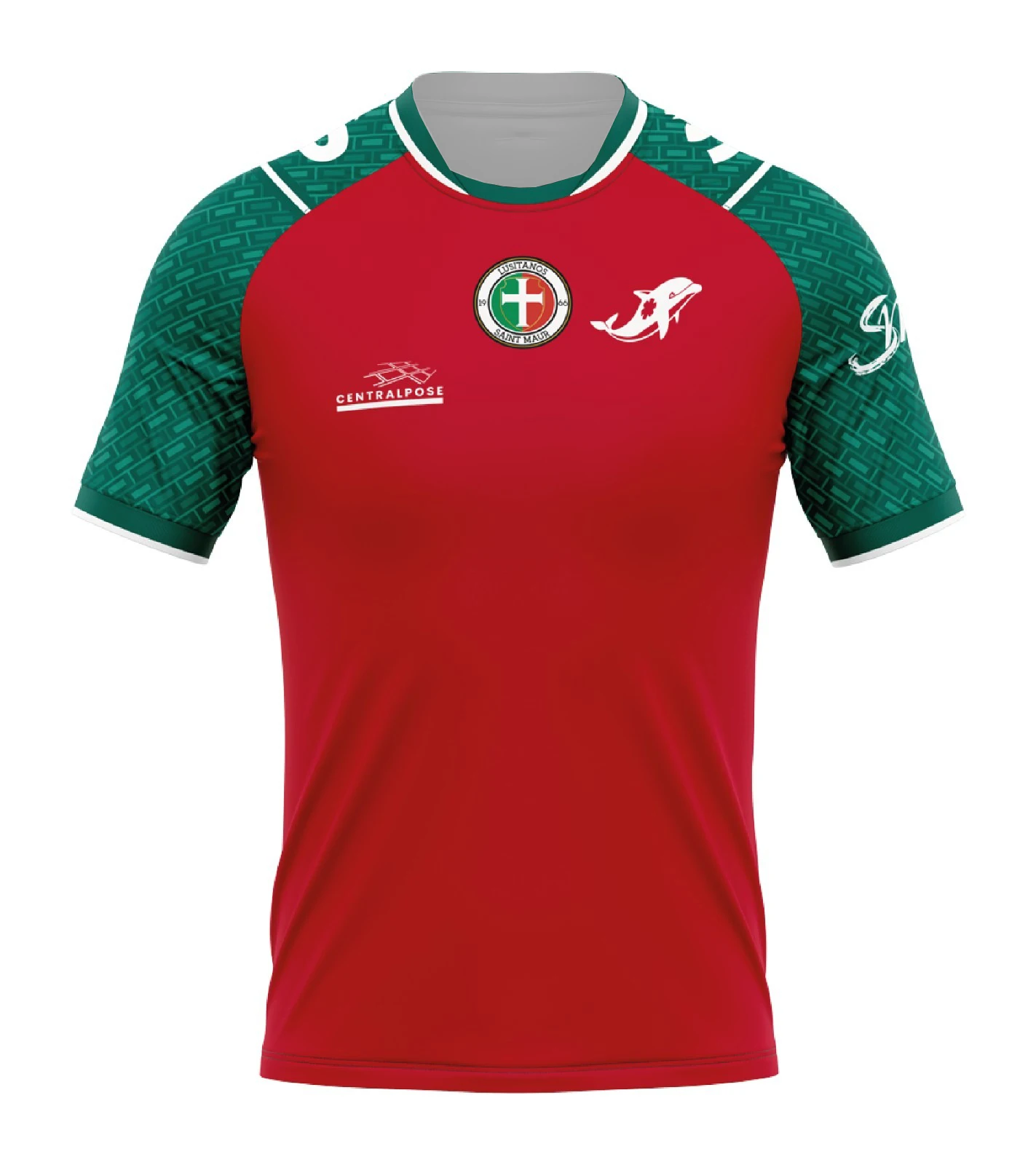 

Футбольная форма US Lusitanos Saint-Maur 23-24, домашняя, с 3D-печатью, для взрослых и детей, спортивная футболка, летняя, быстросохнущая, мягкая, легкая