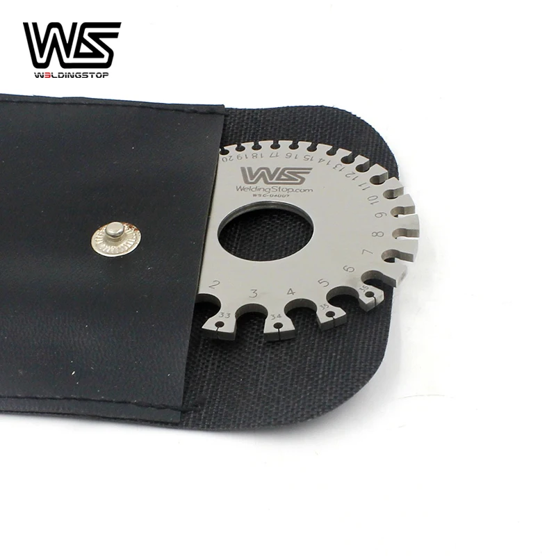 

Mini Round Wire Gauge diameter gage S.W.G. portable Measurer Tool Stainless Steel
