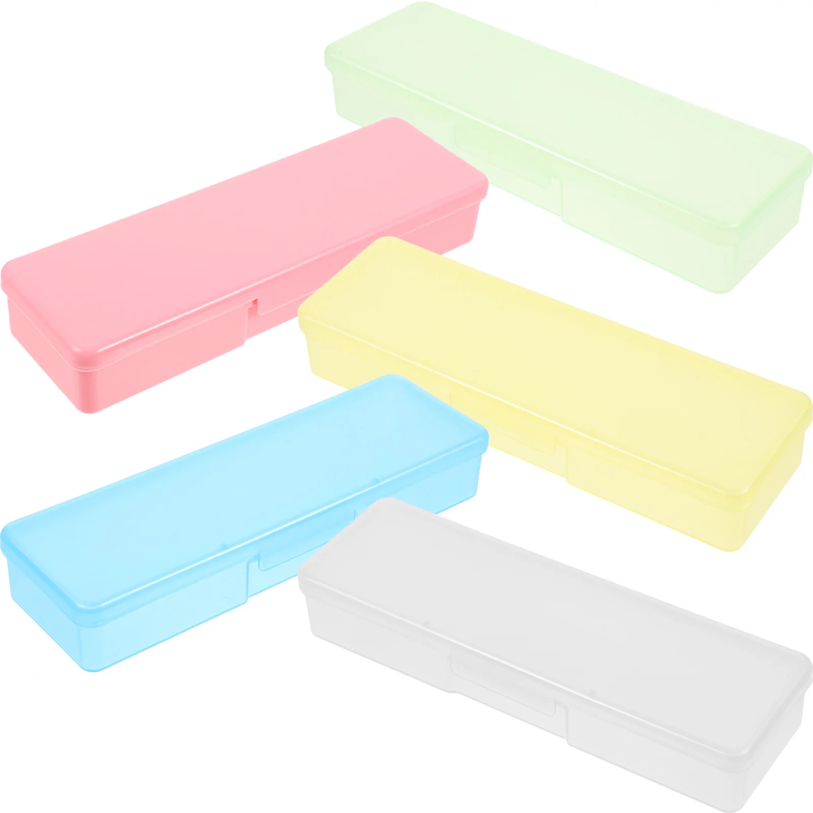 Caja de almacenamiento para pinzas, organizador de pestañas, soporte portátil para herramientas de pestañas, estuche de plástico duradero para extensiones, 5 uds.