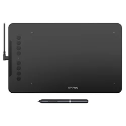 XPPen Deco 01 V2 10x6 inch 8192 Level Battery-free Pen Support Windows Mac Digital Graphics Tablet for Drawing Animation