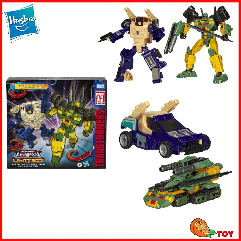 

In stock Takara Tomy Transformers toys Legacy United Decepticon Rukus Model Robot Collection Action Figure Toys Gifts Hobby