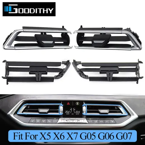 자동차 앞 좌측 우측 중간 AC 벤트 그릴 에어컨 블레이드 슬라이더 클립 수리 키트 BMW X5 G05 X6 G06 X7 G07 64119458543
