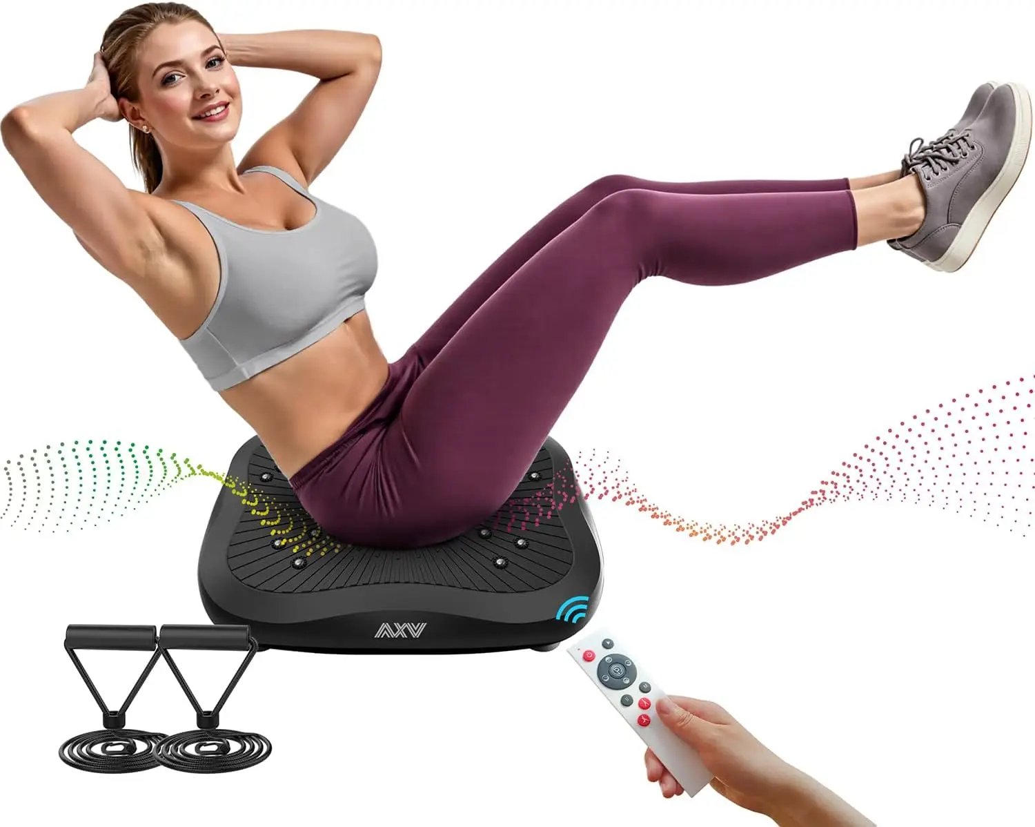 

Vibration Plate Exercise Machine Whole Body Workout Vibrate Fitness Platform Lymphatic Drainage Machine