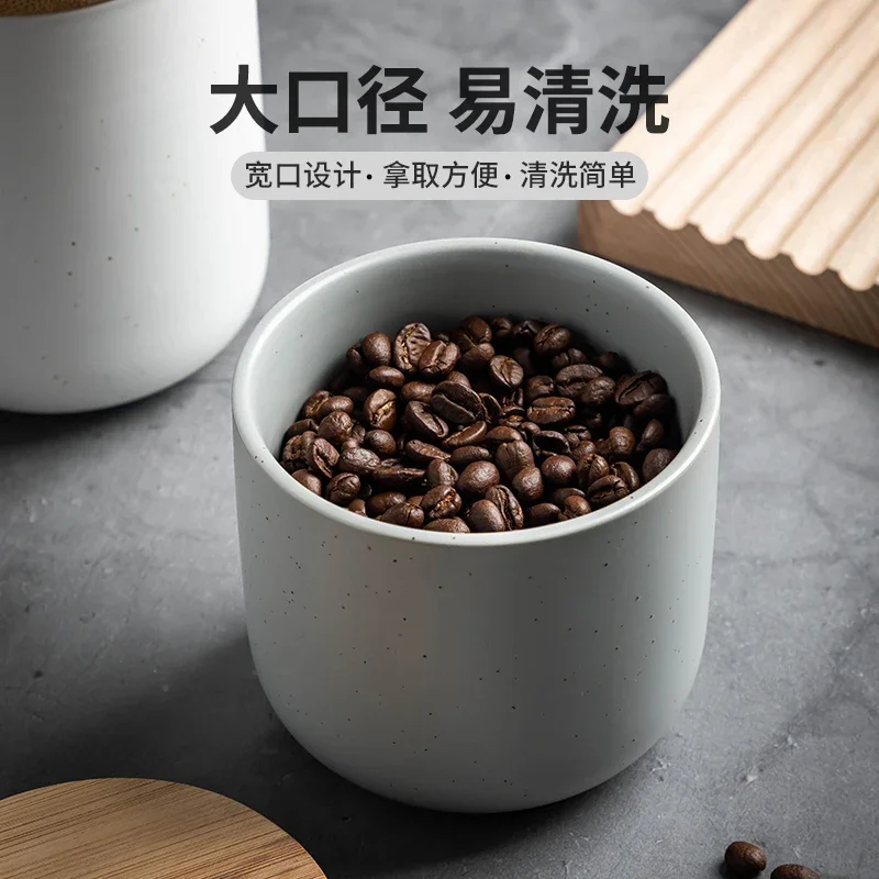 Ceramic Storage Tank Coffee Storage Jar Kitchen Storage Tank Grain Moisture-proof Storage Tank Large-capacity Sealed Jar