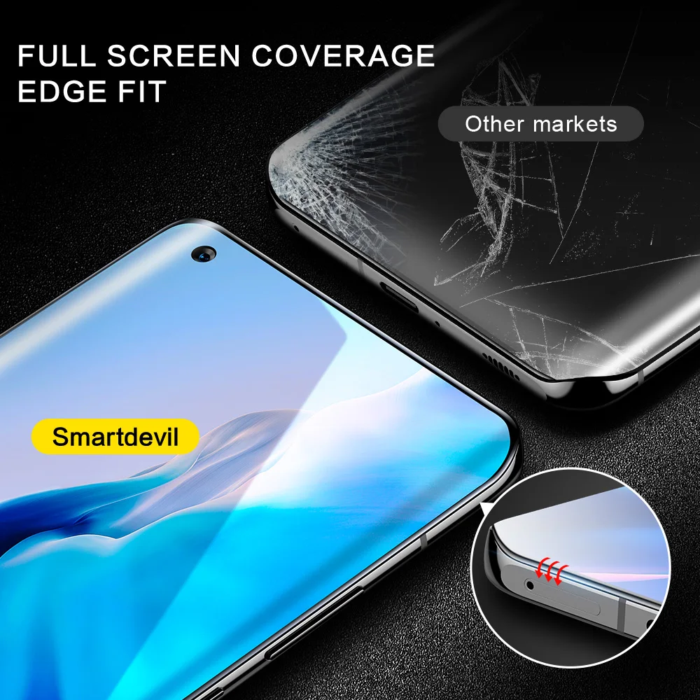 SmartDevil HD ฝาครอบกระจกนิรภัยสำหรับ Xiaomi Mi 11 Pro Ultra Lite สำหรับ Xiaomi Mi 10 Ultra pro 10S ฟิล์ม