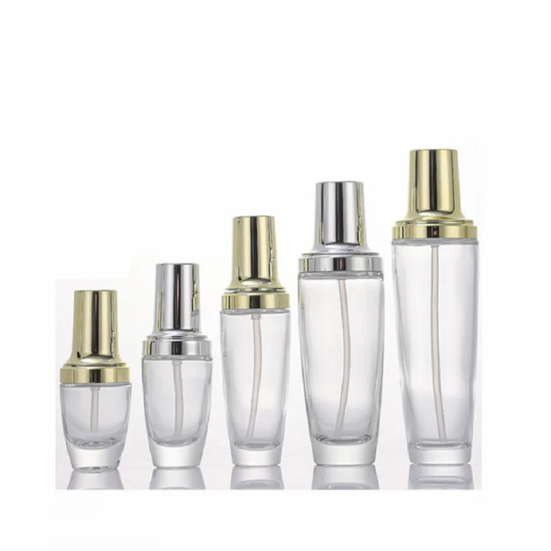 

20 мл 30 мл 50 мл 100 мл 120 мл набор стеклянных бутылок для крема для лица, баночка для лосьона, бутылка для эссенции, контейнер для жидкой косметики
