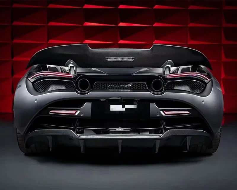 R Style Dry Carbon Fiber Car Body Kit Rear Diffuser for Mclaren 720S 2015-2018