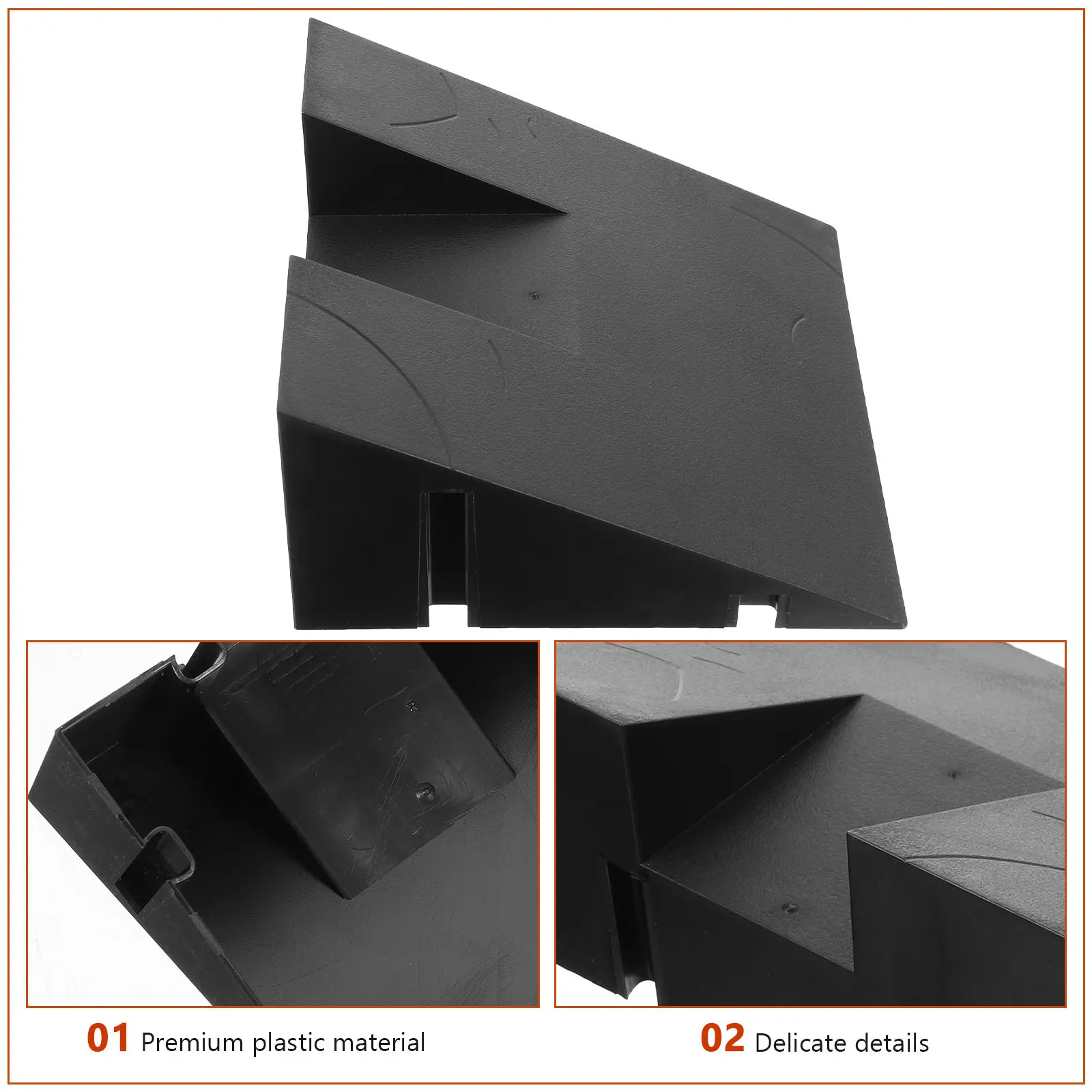 Fingerboard Park Ramp Premium Plastic Skateboard Fingerboard Exercise and Creative Play Skateboard Supply