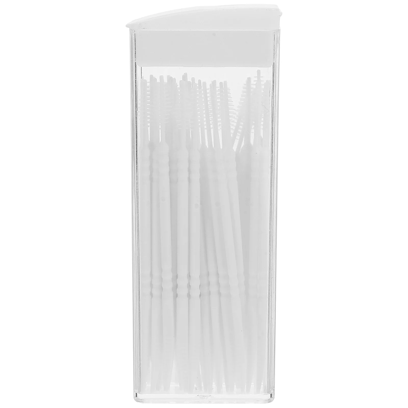 50pcs Portable Dental Tooth Pick Interdental Brush Plastic Oral Toothpicks with Case plastic dental toothpicks