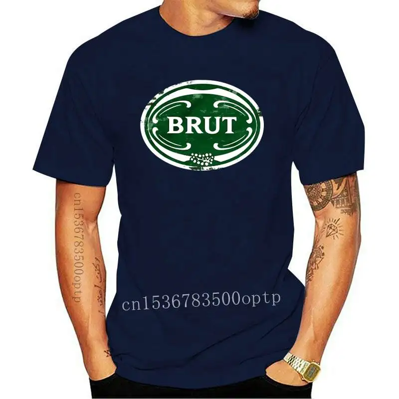 Camiseta Retro Brut Aftershave para hombre, ropa de aseo Vintage, 80s, 70s