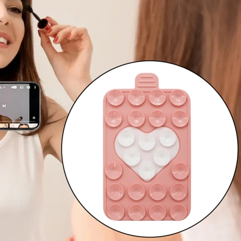 جراب هاتف لاصق من السيليكون ، مثبت بدون استخدام اليدين ، حامل قبضة قوي لصور السيلفي والفيديو ، معظم الهواتف المجسمة