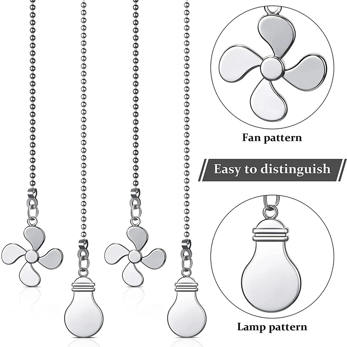 Ceiling Fan Pull Chain Fan Extension Chain Fan Chain Pulls Decorative 12 Inch Ceiling Fan Chain Extender Ornament D