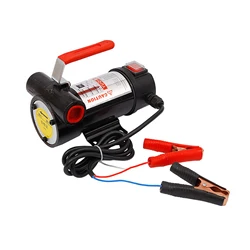 12V Portable Electric Fuel Transfer Pump Transfer Extractor Pump for Motor Auto Diesel Kerosene Oil Commercial Fuel